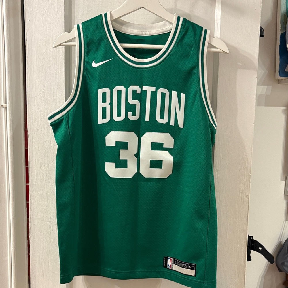 Nike NBA Boston Celtics #36 Marcus Smart (Lakers) Basketball Green Jersey